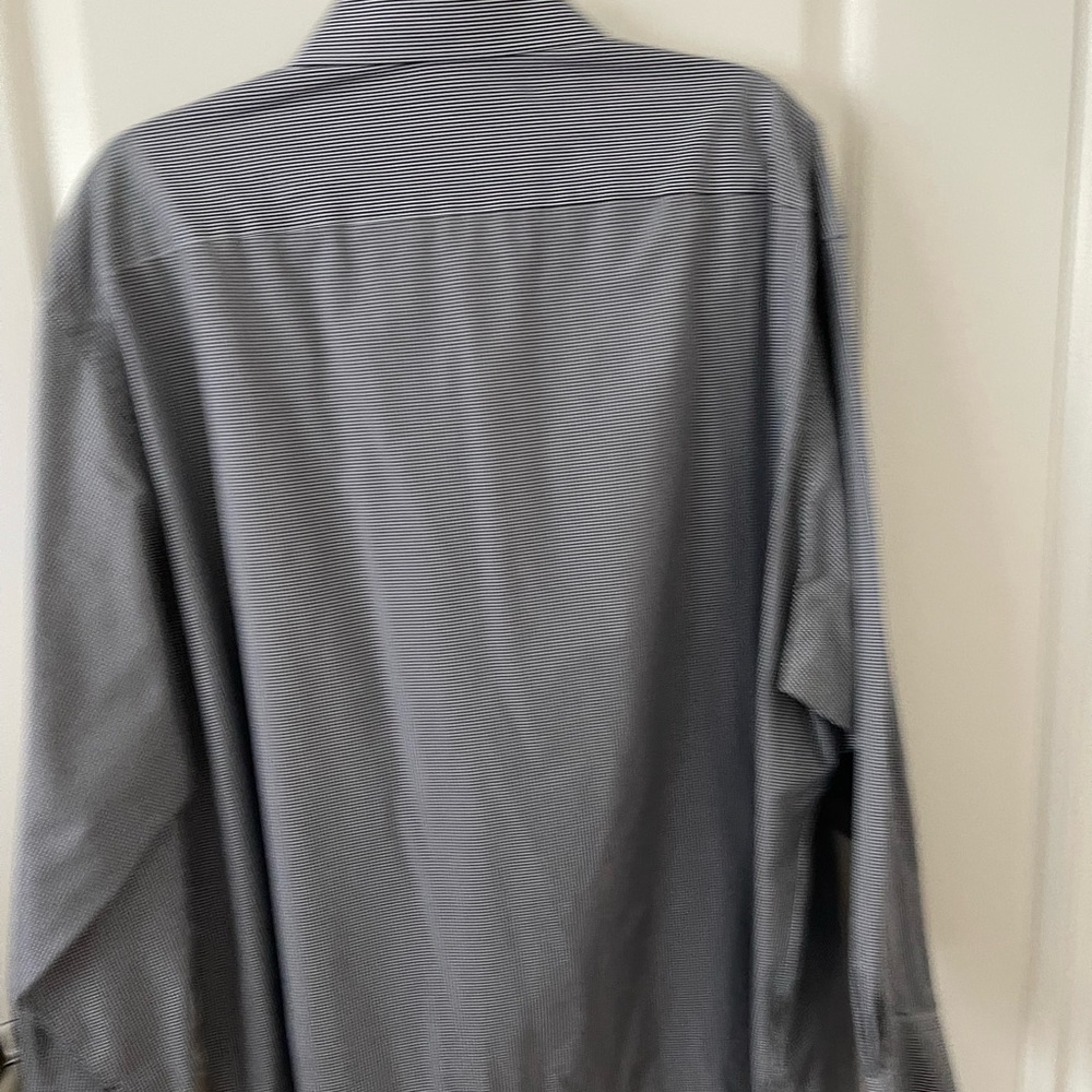 Nordstrom Men's Black and White Checkered Dress Shirt - Picture 5 of 10